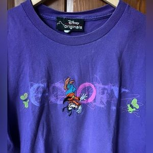 Vintage 80s Disney Originals Purple Goofy Tee